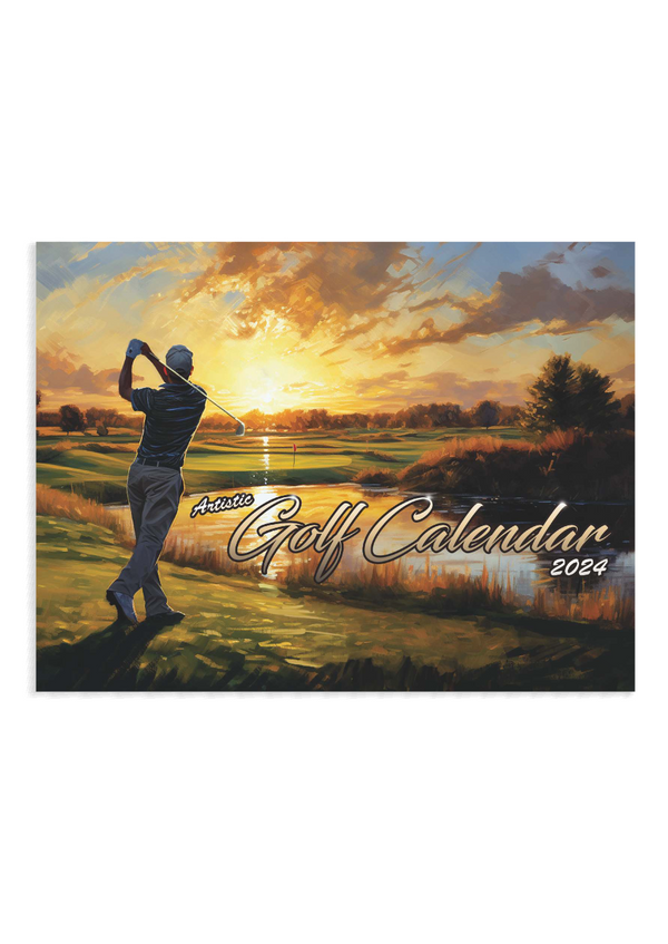 2024 Artistic Golf Calendar