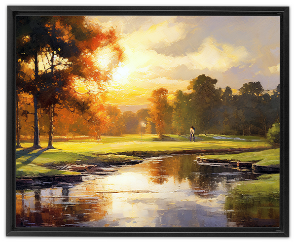 Perfect Putt Framed Canvas